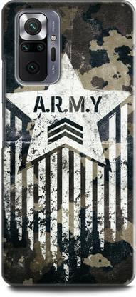 KEYCENT Back Cover for REDMI Note 10 Pro Max ARMY, TXTURE, UNIFORM, MILITARY, COMO EDGE, BLUE