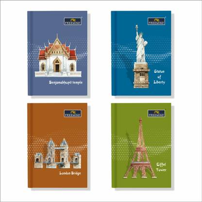 FREEMIND Register A5 Notebook Single Line 200 Pages