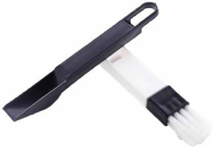 Dream Catcher Corners & Edges Dust Cleaning Brush for Window Frame, Keyboard Car Vent with Mini Dustpan Multipurpose Use Silicone Wet and Dry Brush Cleaning Brush