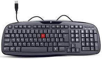 iball WINNER V2.0 USB Wired USB Standard Desktop Keyboard Compatible with Desktop, Laptop, Mac