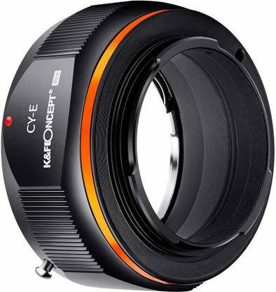 K&F Concept Lens Mount Adapter for Contax/Yashica (C/Y) Lens to Sony Alpha NEX E-Mount Cameras with Matting Varnish Design for Sony NEX-3 NEX-3C NEX-3N NEX-5 Mechanical Lens Adapter
