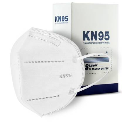 Volga KN95 Mask - 5 layers Protective Mask - Efficient filtration from pollution and infectants. Disposal Face Mask in white with comfortable elastic loop KN95 Mask (Pack of - 10) , 5 layers Protective Mask - Efficient filtration from pollution and infectants. Disposal Face Mask in white with comfortable elastic loop Reusable