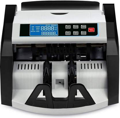 Drop2Kart Automatic Cash Counter - UV/MG/MT/IR Japanese Sensors, LCD+LED Display, Dual Motor, Counts All INR with After Sales Service Support Note Counting Machine