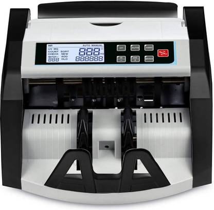 Drop2Kart Bill Counter - Automatic Counting, TFT LCD Display, UV/MG/MT/IR Fake-Note Sensors, Counts All INR with After Sales Service Support Note Counting Machine