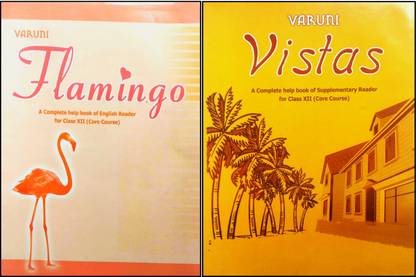 Varuni NCERT Flamingo And Vistas Fully Solved With Questions And Answers And Word Meanings Helpbook In English (Core Course) For Class - 12 ( Set Of 2 Books)