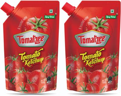 spicy wind PURE RED tomato sauce & ketchup Tomatzee 950 X 2 = 1900 g Pouch Ketchup
