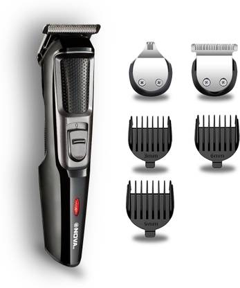 NOVA NHT 1077 Trimmer 45 min Runtime 4 Length Settings  (Black) at Rs. 599