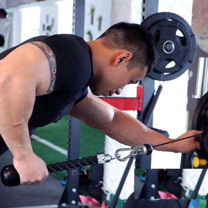 Spocco ®Single Tricep Rope , Multi Exercise Pull Down Triceps Bar