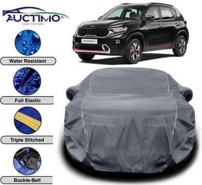 AUCTIMO Car Cover For Kia Sonet (With Mirror Pockets)