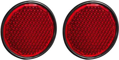 Allpartssource Round Shape Red Reflex Reflector Set For MF Tractor Car Reflector Light