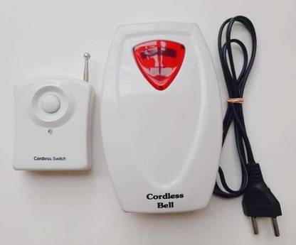 REALON Wireless High Range Cordless Remote Calling Bell with Remote for Office, Home Wired Door Chime