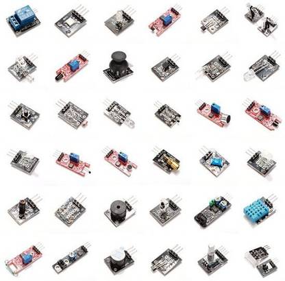 ARHAM TECHNOCRATE 37 in 1 Sensor Kit compatible to ARDUINO and Raspberry Pi Electronic Components Electronic Hobby Kit