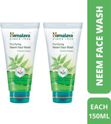 HIMALAYA Purifying Neem  150ml Each (Pack of 2) Face Wash