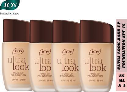 Joy Ultra Look Make Up Foundation 35 ml x 4 (Pack Of 4)  Foundation