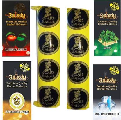 The Chillum Factory double apple, Ice freezer, mint with hookah coal Hookah Charcoals