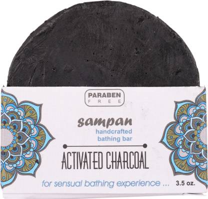 Sampan Activated Charcoal Aloe Vera Glycerine Soap