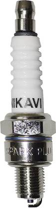 nikavi Compatible 7VXWLKH7 10 Pack Spark Plug Compatible for Honda Activa, Deo/TVS Pep, Wego, Jupiter… Iridium Spark Plugs