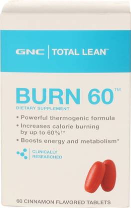 GNC Total Lean Burn 60 - Powerful Thermogenic Formula