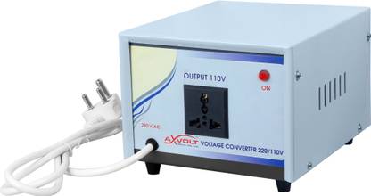 AXVOLT Crysta 300 Watts Step down Transformer Converter ( 220 v to 110 v) for USA / Canada / Taiwan products like Oxygen concentrator used in india