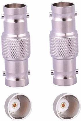 Mak World BNC Female to BNC Female Jointer Gender Changer Coupler Pack of 2 Jointer Wire Connector