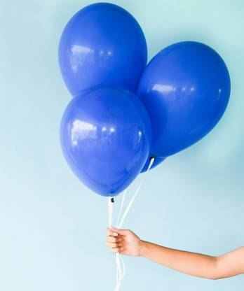 Wonder Solid Blue Party Decoration Balloons - Set of 650 Balloon
