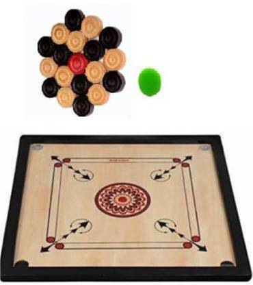 Raviour Lifestyle Medium Carrom board 26 Inch Carrom Board Board Game 60 cm Carrom Board