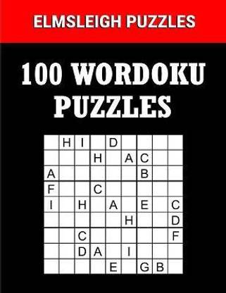 100 Wordoku Puzzles Book - A Word Sudoku Puzzle Book