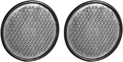 Allpartssource Clear Round Shape Reflex Reflector Car Reflector Light