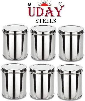 UDAY STEELS Steel Utility Container  - 500 ml