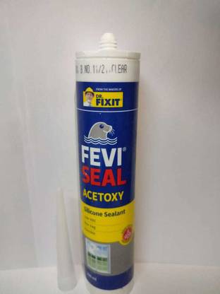 FEVISEAL ACETOXY Silicone Sealant (5 X 280mL) Crack Filler