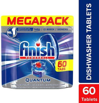 Finish Power Ball Super Charged Quantum Dishwashing Tablets 60's Dishwashing Detergent