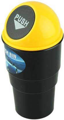 Shadowfax Car Mini Glass Size Garbage Can Trash Dust Bin Plastic Dustbin