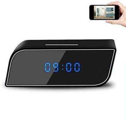 M & V Solutions Digital spy Table Clock Camcorder Camera WiFi Night Vision 1080p spy Camera hd Video Recording with Audio 2-3 Hours Battery Backup 12 mega Pixel Lens Full hd Mini spy Camera for Home Security Camera