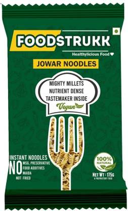 foodstrukk Jowar Noodles (Millet) Pack of 3 Instant Noodles Vegetarian