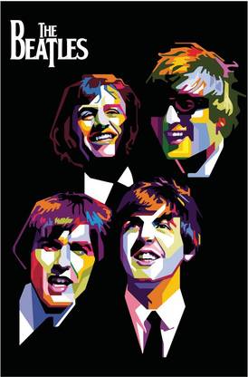 The Beatles Art Poster Paper Print