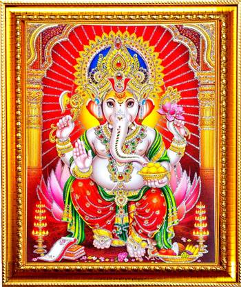SUNINOW Ganesh photo frame Religious Frame