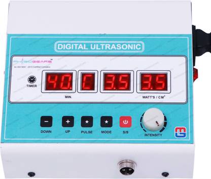 Physiogears Physiotherapy Machine Ultrasound 9 Program Physiotherapy Machine Ultrasound Massager with One Year waranty Ultrasound Machine