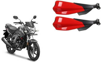 Buras NEW RED SHINE PROTECTIVE HANDGUARD FOR NEW HONDA UNICORN QUALITY PRODUCT FOR THE BIKERS Handlebar Hand Guard