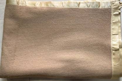 Om shakti textiles Solid Single Woollen Blanket for  Heavy Winter