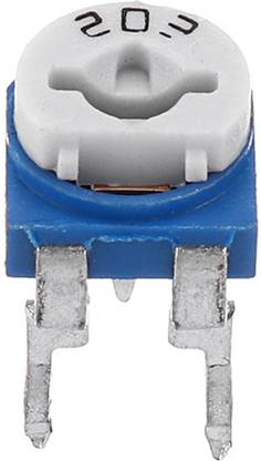 geeta enterprises VARAIBLE RESISTOR 203,PRESET Variable Resistor (20 kilo ohm 5%) Pack of 1 Electronic Components Electronic Hobby Kit