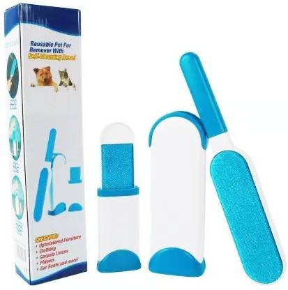 CRAZYGOL Washable Pet Fur & Lint Remover Brush Brush Dog Cat Hair Remover Brush from Clothing and Sofa Cleaning Brush Lint Roller Lint Roller