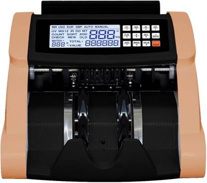 Drop2Kart Bill Counter - RGB LCD Display, UV/MG CMOS Sensors, Multiple Operation Modes, Fake-note Alarm, After Sales Service Support Note Counting Machine