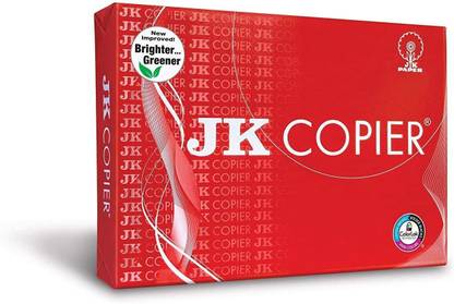 JK Copier 75 GSM Lgal Size Unruled FS Legal 75 gsm Printer Paper