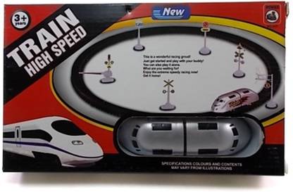 Vishwakarma Enterprises High Speed Train With Track And Signals