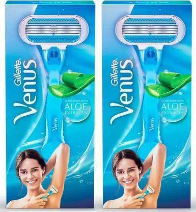 Venus Aloe Extract Razor 2Pcs.., Women
