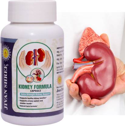 JIVAN SHREE Kidney Detox Supplement (All Problems) & Creatnine Kidney Bladder Cleanse