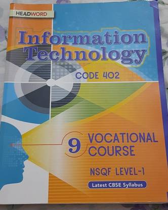 INFORMATION TECHNOLOGY CODE 402 VOCATIIONAL COURSE IX