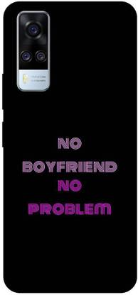 bigcraft Back Cover for Y51A Boyfriend text, girlfriend text Printed
