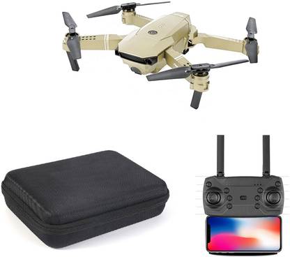 Branded Foldable High Definition Golden Camera Drone With Wifi & Remote Control Drone