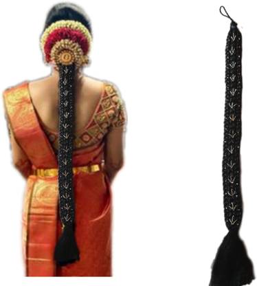 Rashmika Fancy choti jada instant readymade bridal hair extension Hair Extension